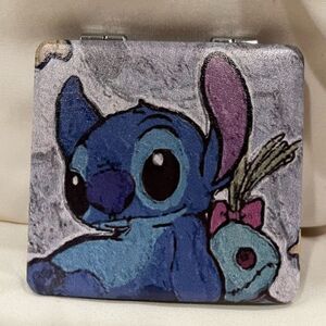 Disney Lilo & Stitch Stitch with Scrump Compact Mirror Pocket Makeup Mirror NEW